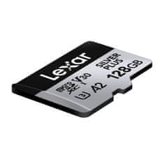 Lexar Set 2x Silver Plus microSDXC 128GB kartic z adapterjem