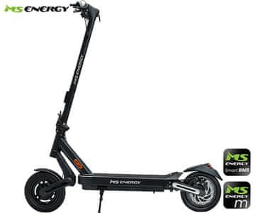 MS ENERGY Mentor 500 električni skiro, 500W motor, do 35km, 374Wh, črn (MS-ENERGY-ES-MENTOR-500-BK)