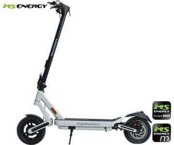 MS ENERGY Mentor 500 električni skiro, 500W motor, do 35km, 374Wh, črno bel (MS-ENERGY-ES-MENTOR-500-WH)