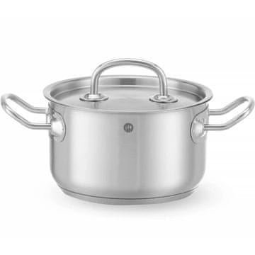 Hendi Srednje velika posoda Kitchen Line s pokrovom, 1,9 l, premer 160 x 95 mm – Hendi 836101