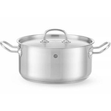 Hendi Nizka posoda Kitchen Line s pokrovom, 4,9 l, premer 240 x 110 (v) – Hendi 836026