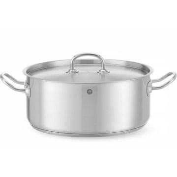 Hendi Nizka posoda Kitchen Line s pokrovom, 7,3 l, premer 280 x 120, višina – Hendi 836033