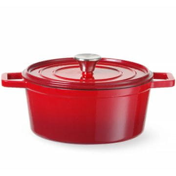 Hendi Emajliran litoželezni lonec 3,7 l rdeč - 626832