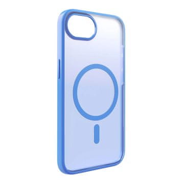 Puro Silikonski etui za iPhone 16e Gradient MagSafe – modri