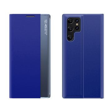HURTEL Ovitek za Samsung Galaxy S24 FE z zavihkom in stojalom - moder