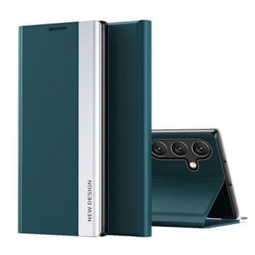HURTEL Etui s pokrovom in stojalom za Samsung Galaxy S25 Ultra Sleep Case Pro – zeleno