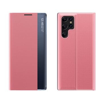 HURTEL Ovitek za Samsung Galaxy S24 FE z zavihkom in stojalom - roza