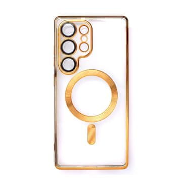 HURTEL Galvanizirano etui za iPhone 16e Electroplated Case z MagSafe – zlato