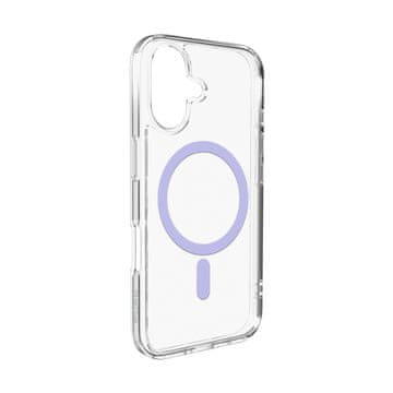 Puro Ovitek MagSafe za iPhone 17 Lite - prozoren roza obroč