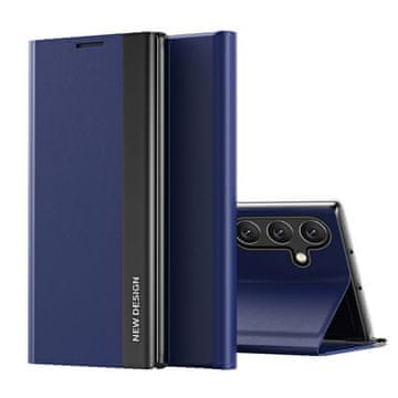 HURTEL Ovitek Sleep Case Pro s stojalom za Samsung Galaxy S25+ - moder