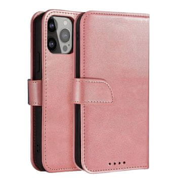 HURTEL Etui z zapiralko za Samsung Galaxy S25 Magnet Case – roza