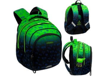 Astra Šolski nahrbtnik AstraBAG Ombre Football, AB300, 502026053