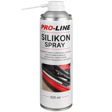 IN SILIKONSKO MAZIVO V SPREJU ZA NEGO PLASTIČNIH IN GUMIJASTIH TESNILEK 500 ML