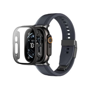 Zaščitni ovitek za zaslon Radix Apple Watch UItra 3 49 mm z ohišjem – črn