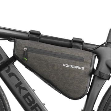 ROCKBROS Kolesarska torba za pritrditev na okvir, 5 l, AS-017 – temnozelena