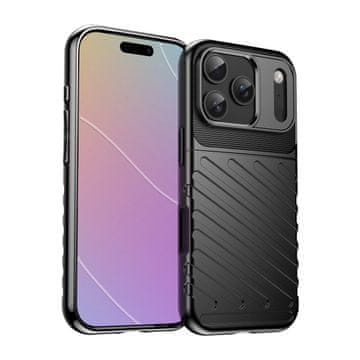HURTEL Ovitek za iPhone 17 Pro Thunder - črn