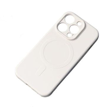 HURTEL Zaščitni ovitek za hrbtno stran za Samsung Galaxy A36 5G MagSafe Silicone Case – bež