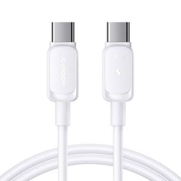 Joyroom Kabel za polnjenje in prenos podatkov USB-C, 60 W, 1,2 m – bel