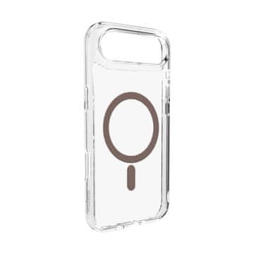 Puro Ovitek TPU PC Lite Mag MagSafe za iPhone 17 Air - prozoren rjav obroč