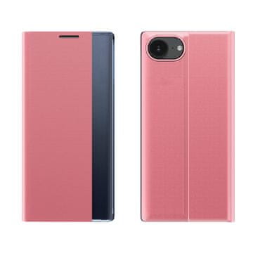 HURTEL Nov ovitek za spanje s preklopnim stojalom za iPhone 16e - roza