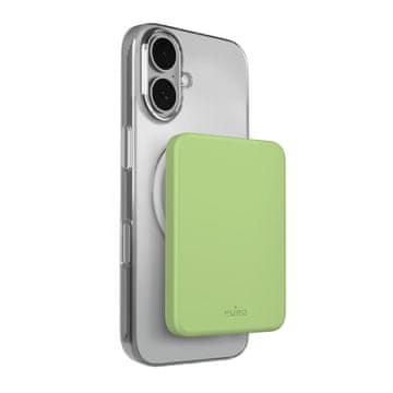 Puro Ultratanka magnetna polnilna baterija 4200 mAh USB-C MagSafe – zelena