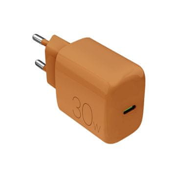 Puro Mrežni polnilnik USB-C Pro Lite 30 W – oranžen