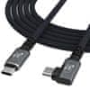 WOZINSKY Kotni kabel USB-C Thunderbolt 4, 240 W, 2 m – črn