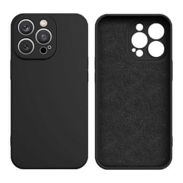 HURTEL Zaščitno etui za hrbtno stran za Samsung Galaxy A56 5G, silikonsko etui – črno