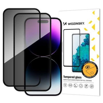 WOZINSKY KALJENO STEKLO ZA PRIVATIZIRANO IPHONE 17 AIR ANTI SPY KOMPLET 2 KOSOV