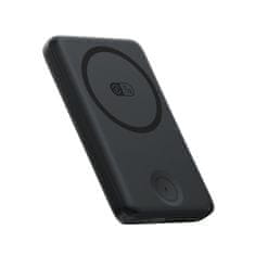 BASEUS 2-v-1 prenosna baterija 10000 mAh USB-C za iPhone Apple Watch MagSafe 27W s kablom USB-C - črna