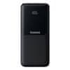 BASEUS Powerbank 10000 mAh 22,5 W z zaslonom, kabli USB-C in iPhone Lightning, Lipow – črn