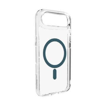 Puro Ovitek TPU PC Lite Mag MagSafe za iPhone 17 Air - prozoren turkizni obroč
