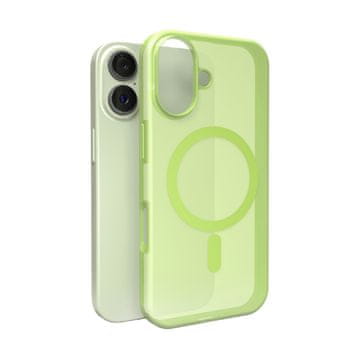 Puro Silikonski ovitek za iPhone 17 Daylight Magsafe – polprozoren zelen