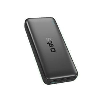 SBS Prenosna baterija 20000mAh 10W USB-A USB-C Infinity LiFePo4 - črna