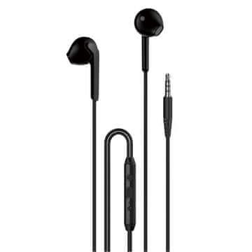 DUDAO Žične ušesne slušalke z 3,5-mm mini jack priključkom X3 – črne