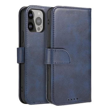 HURTEL Zaščitni ovitek z zavihkom za Samsung Galaxy S25+ Magnet Case - moder