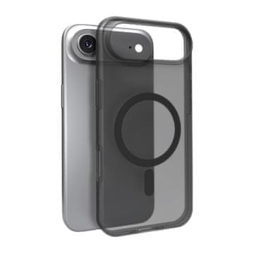 Puro Silikonski ovitek MagSafe za iPhone 17 Air Daylight - prosojno črn