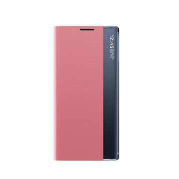 HURTEL Nov ovitek za spanje za Samsung Galaxy S25 Edge s preklopnim stojalom - roza