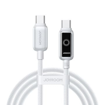 Joyroom Pleteni kabel USB-C 100W 1,2 m - bel