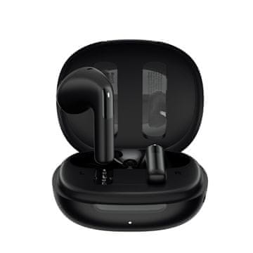 QCY Brezžične ušesne slušalke AilyBuds E10 ENC LDAC Hi-Res Audio IPX4 Bluetooth – črne