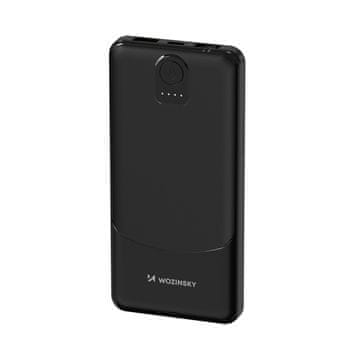 WOZINSKY Prenosna baterija Wpower wpbbk-2 10000mAh USB-A USB-C - črna