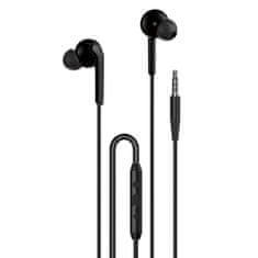 DUDAO Žične ušesne slušalke X3+ USB-C – črne