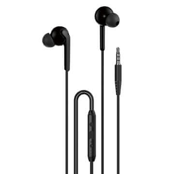 DUDAO Žične ušesne slušalke X3+ USB-C – črne