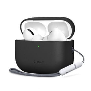 Tech-protect Zaščitni silikonski ovitek za slušalke AirPods Pro 3 - črn