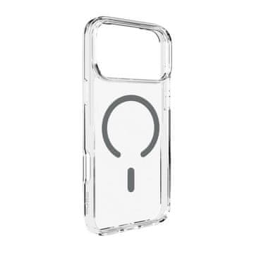 Puro Ohišje za iPhone 17 Pro Lite Mag MagSafe – prozorno s sivim obročem