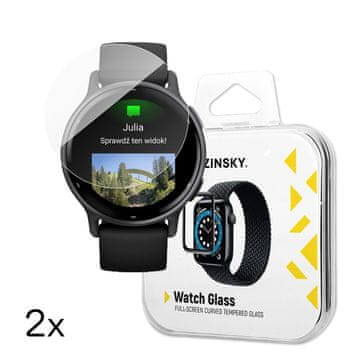 WOZINSKY Kaljeno steklo za uro Garmin Vivoactive 5 Full Glue - 2 kosa.