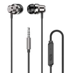 DUDAO Žične ušesne slušalke X10PRO z 3,5-mm mini jack priključkom – črne