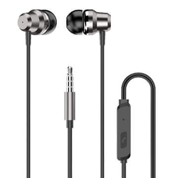 DUDAO Žične ušesne slušalke X10PRO z 3,5-mm mini jack priključkom – črne