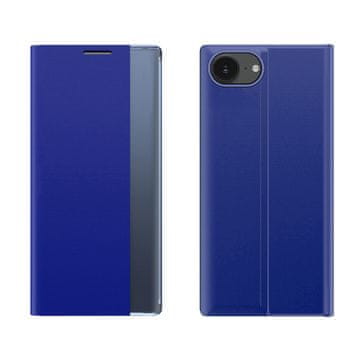 HURTEL Etui z zapiralko in stojalom za iPhone 16e New Sleep Case – modro
