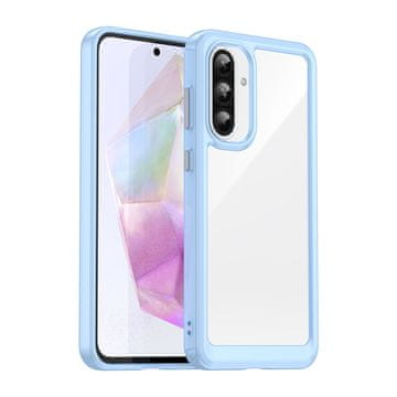 HURTEL Ohišje z elastičnim okvirjem za Samsung Galaxy A26 Outer Space Case – modro